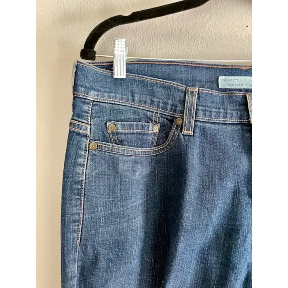 Levi’s 512 Bootcut Jeans 14M Medium Wash Perfectly Slimming Western Ranch